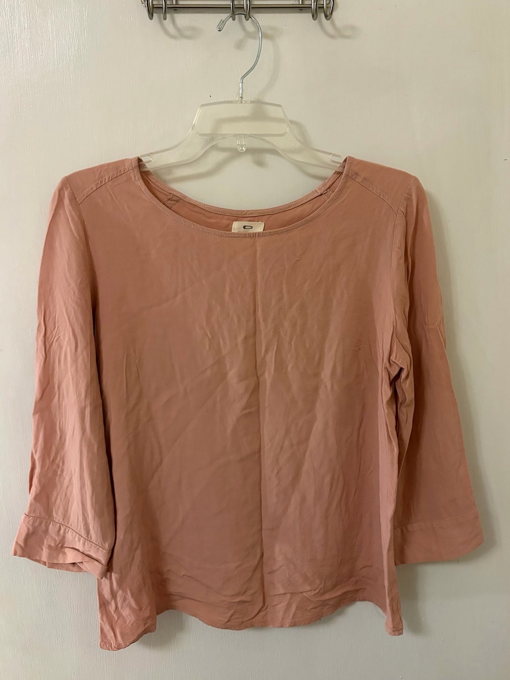 Women's Dusty Rose Long Sleeve Top